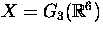$X=G_3({\mathbb R}^6)$