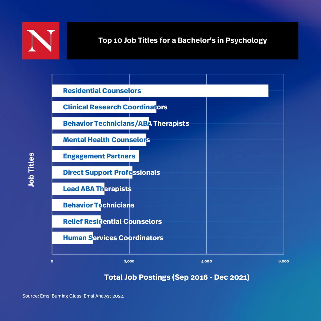 Bachelors in Psychology Top Job Titles