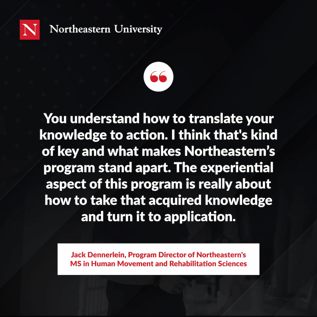 Northeastern University Jack Dennerlein Quotation: 